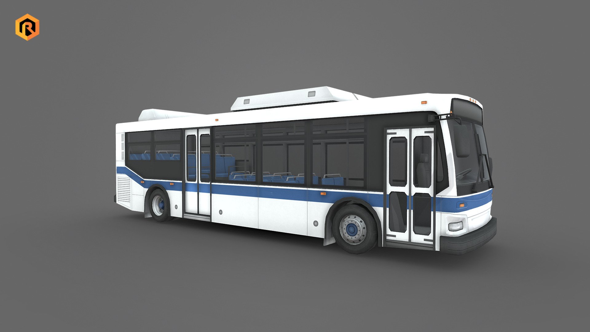 City Bus - Buy Royalty Free 3D model by Rescue3D Assets (@rescue3d ...