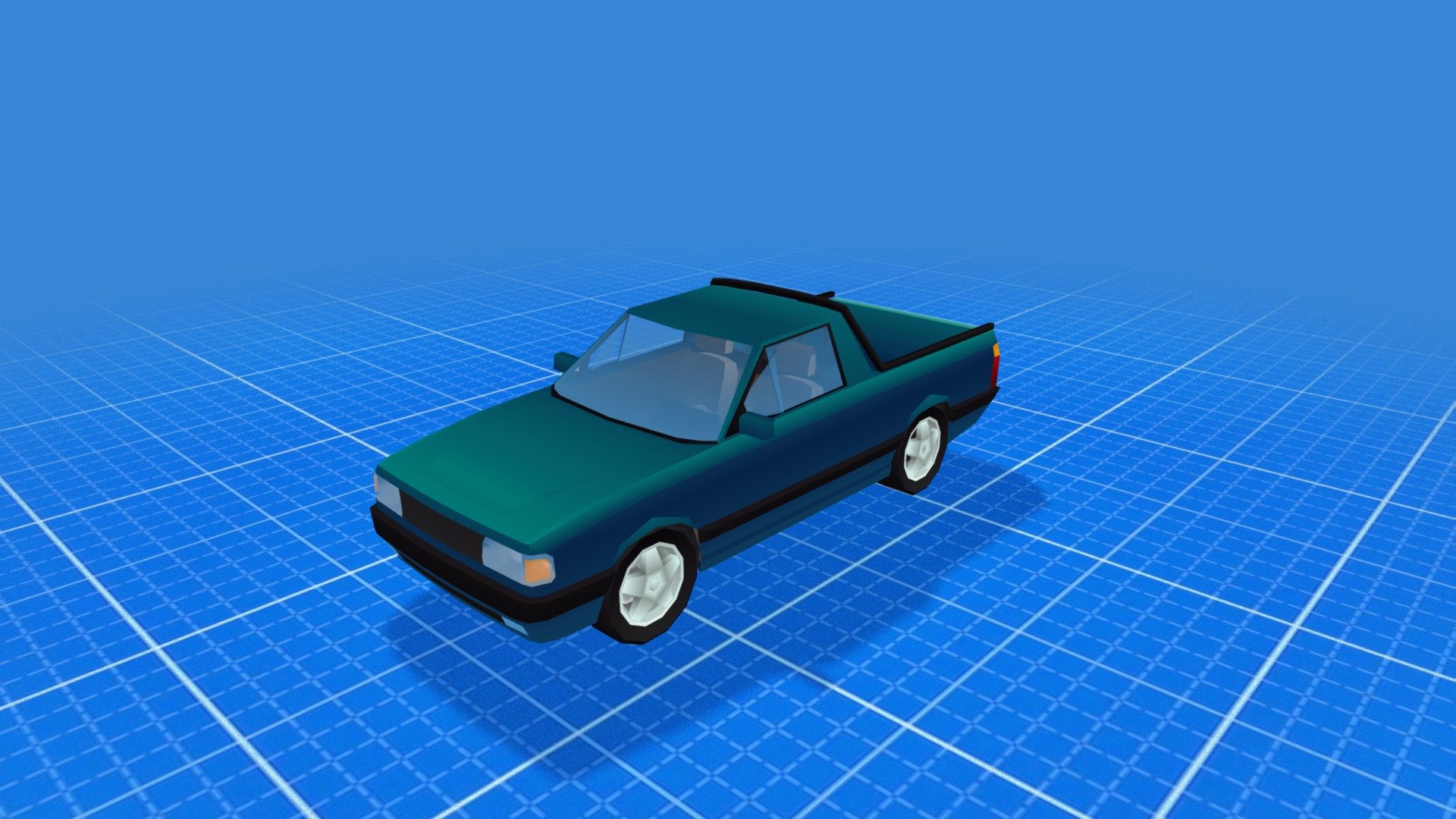 Volkswagen Saveiro Summer 1997 — Sketchfab embed 3D viewer