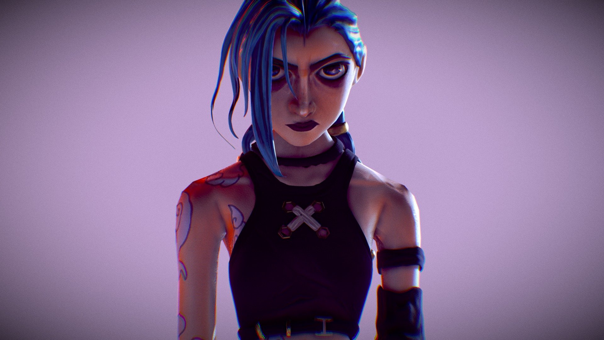 Jinx_Practice - 3D model by Daniela Oliva (@danielaoliva) [c1a612a ...