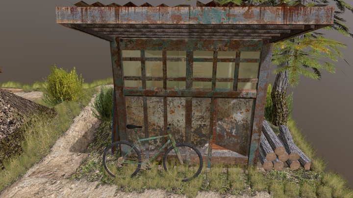 DAE Diorama - Forest Loner 3D Model