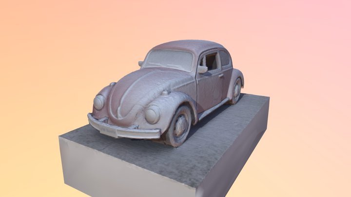 Volkswagen Beetle Toy 3D Model