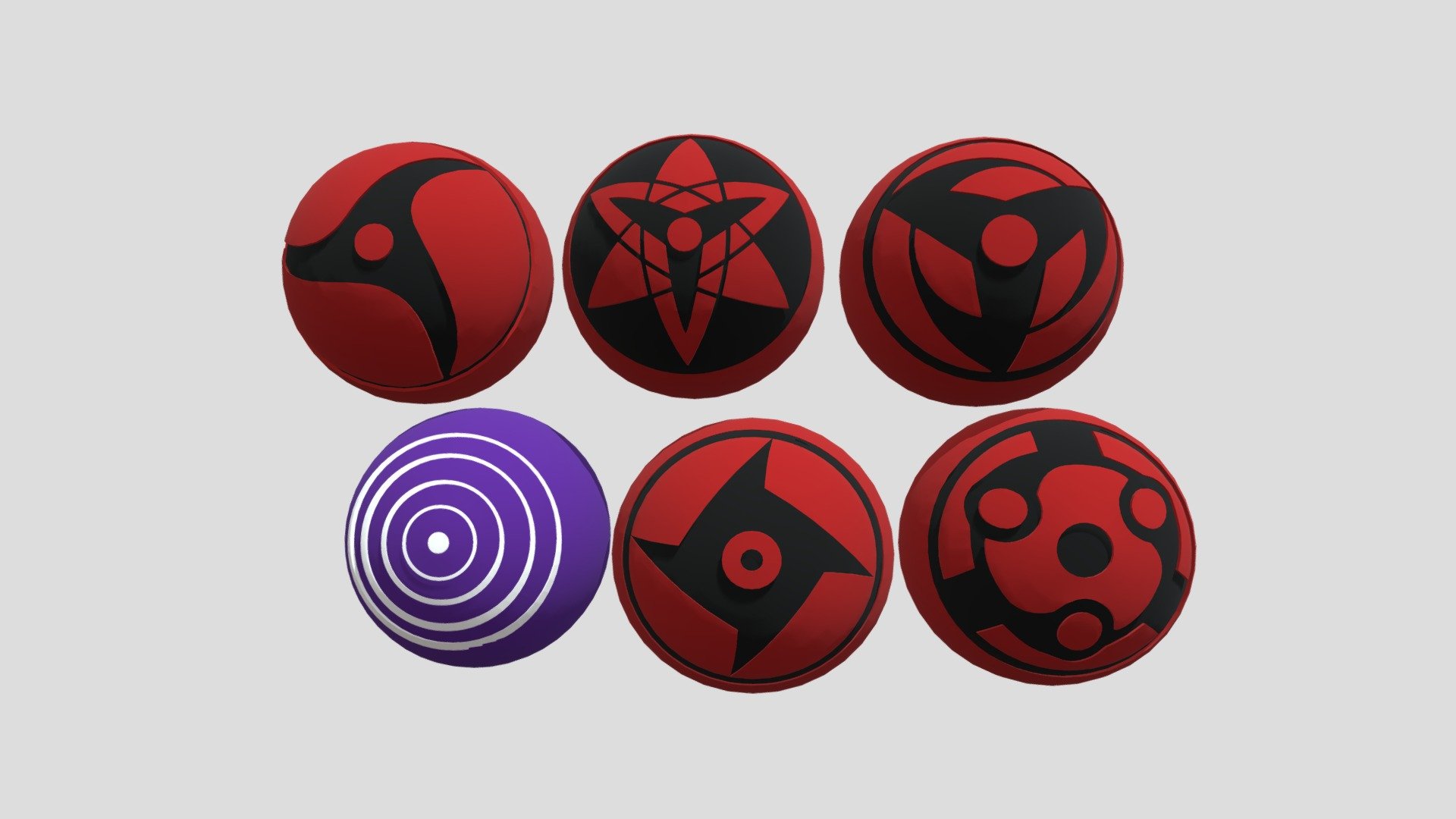 Shisui Mangekyou Sharingan 3D model