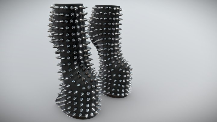 Platform Shoes 3D Model