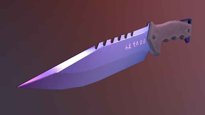 Valorant Knife 3D Model