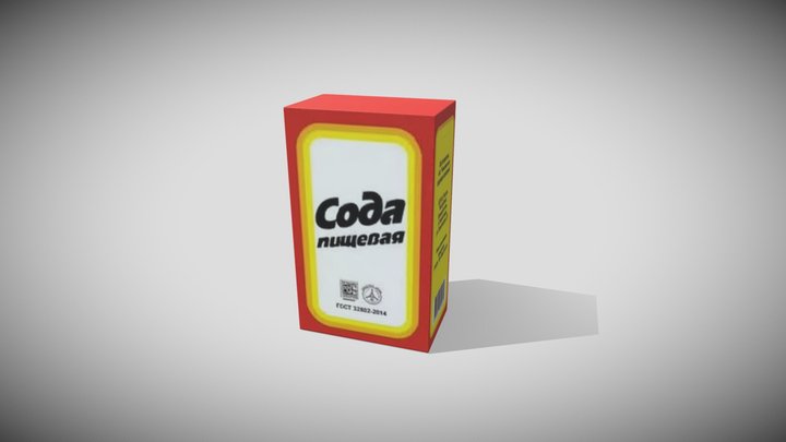 Soda for market 3D Model