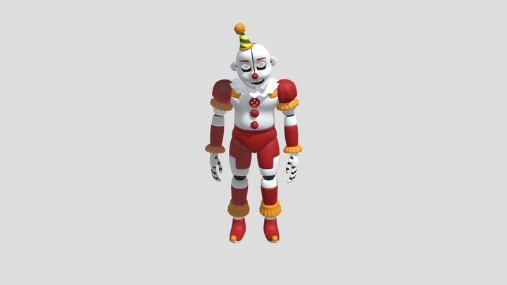 Circus Ennard 3D Model