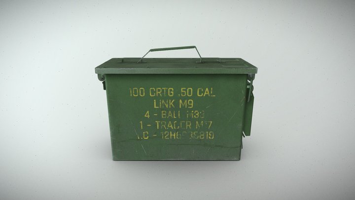 Ammo Crate 3D Model