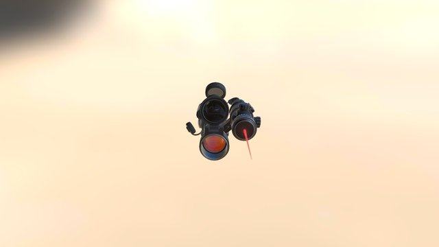 Aimpoint 9000L 3D Model