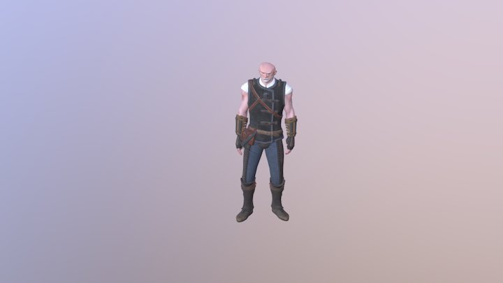 Zika Man 3D Model