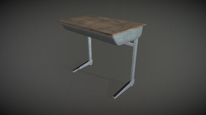 Desk 3D Model