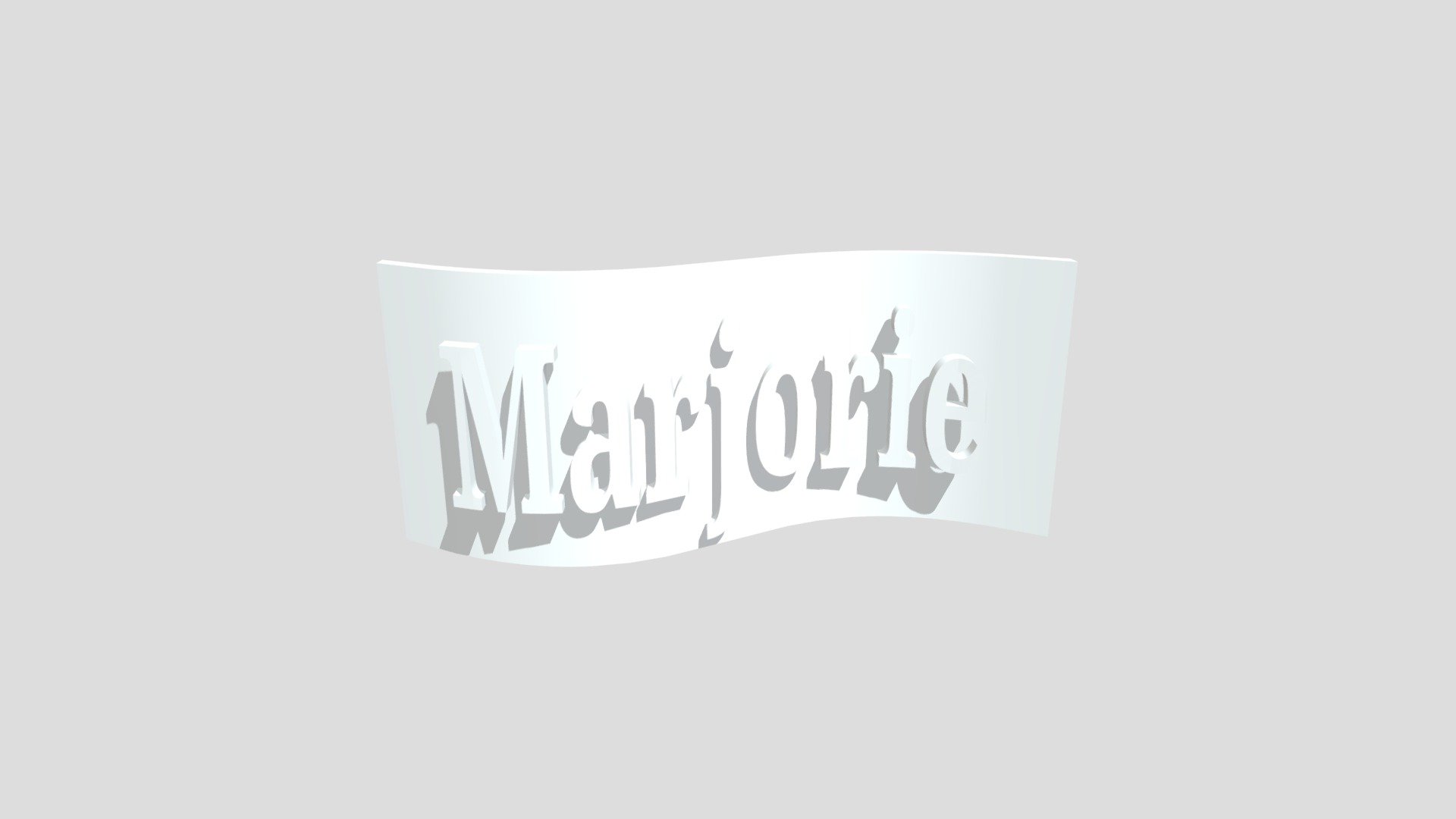 Nombre Curvado — Sketchfab embed 3D viewer