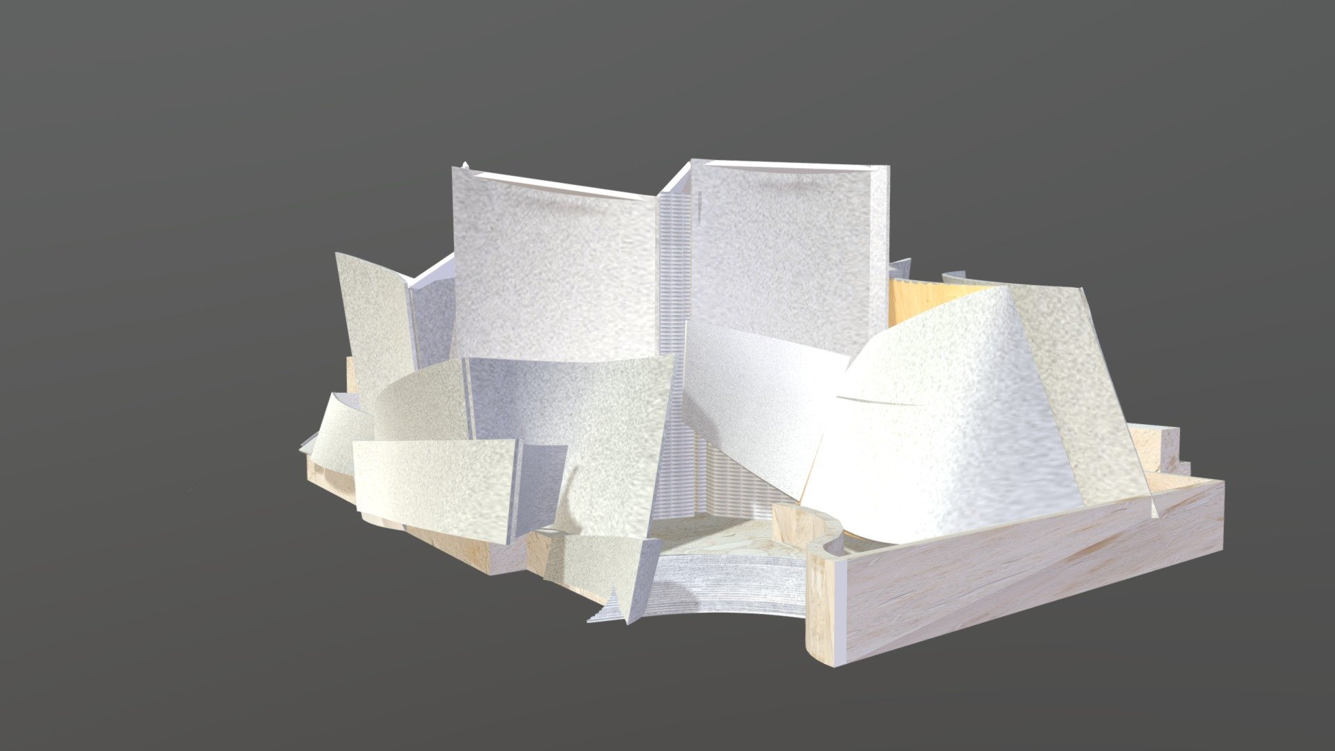 Diseny Concert Hall Model/Constructive Details