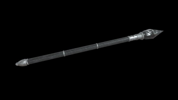 Earth Elemental Scepter 3D Model