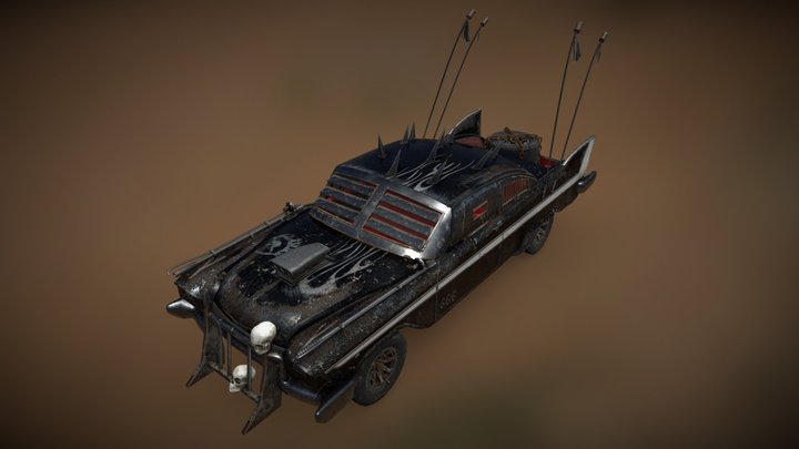 Mad Max Plymouth Fury 3D Model