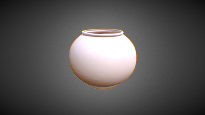 Korean Moon Jar 3D Model