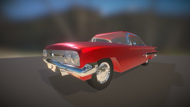 LP Chevrolet Impala 1960 3D Model