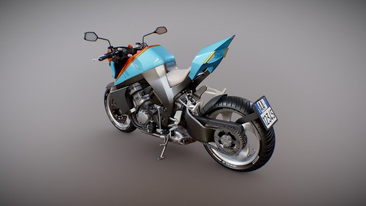 Moto design 3D Model