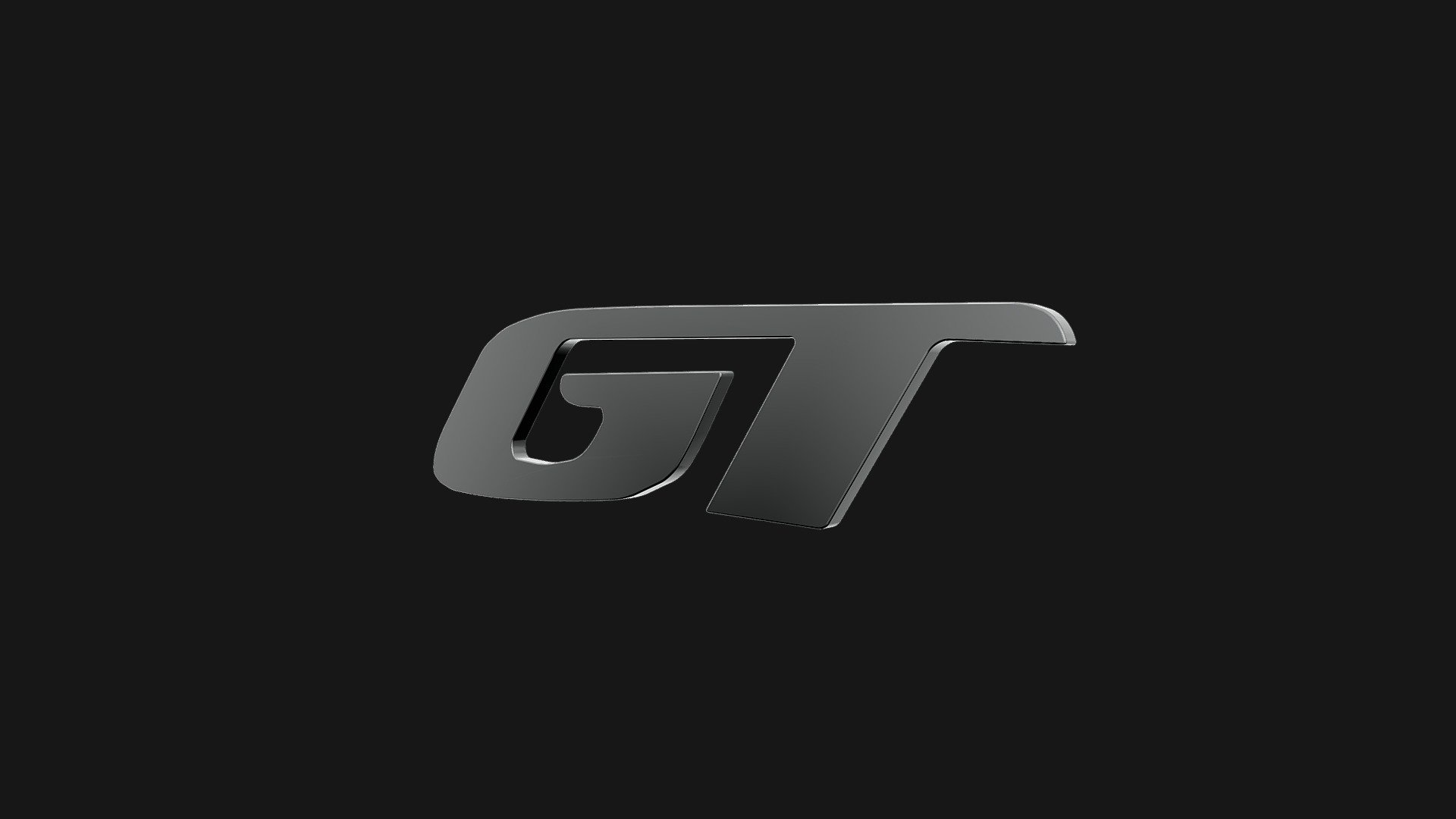 Hyundai Coupe/Tiburon/Tuscani - GT Badge - Download Free 3D model by ...