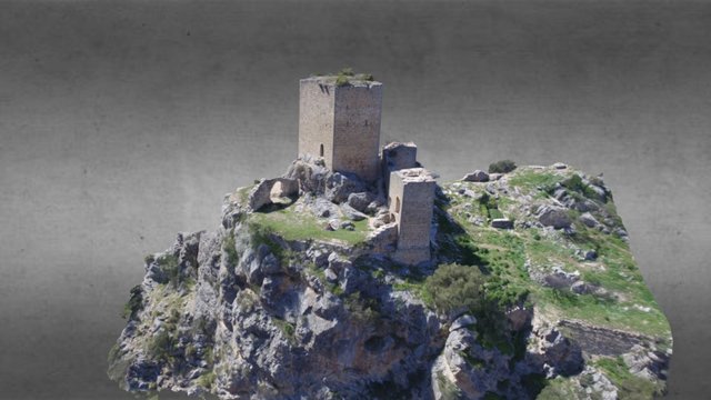 Castillo Otiñar Versión Mejorada 3D Model