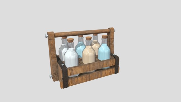 Milk_low 3D Model