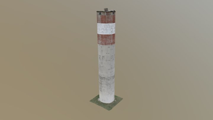 Водонапорная башня 3D Model