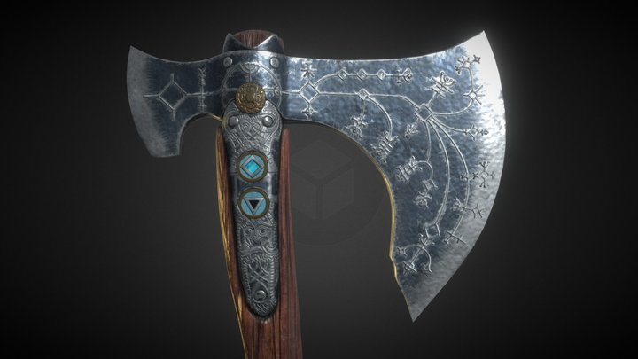 Leviathan Axe 3D Model