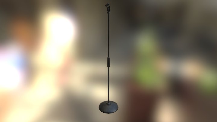 mic stand texture for both characters 3D Model