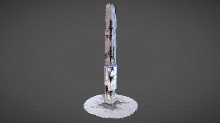 Column_Environment_Prop 3D Model