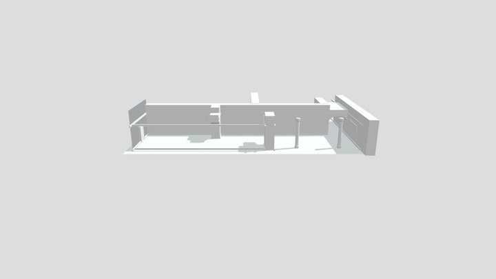 Museum Interior 3D Model