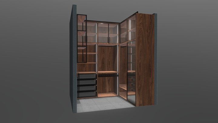 Гардеробная комната 3D Model