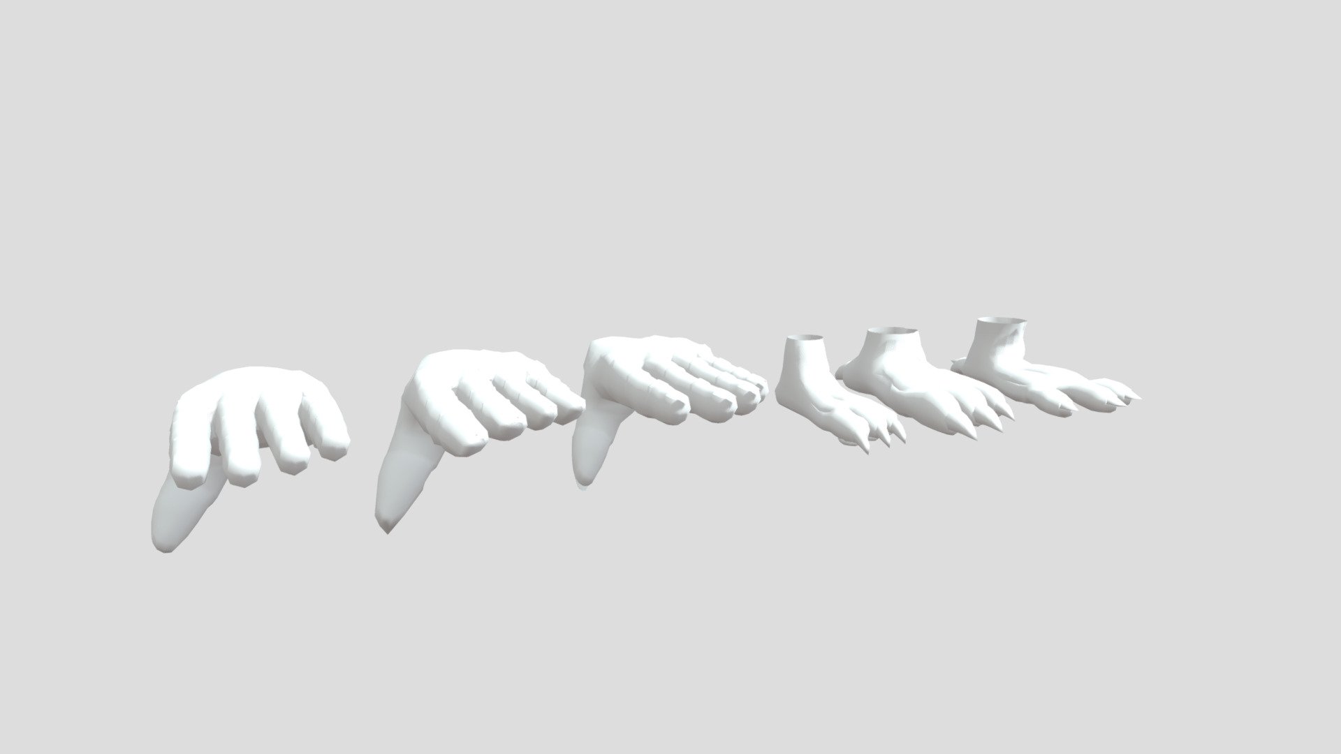 Hands and feet — Sketchfab embed 3D viewer