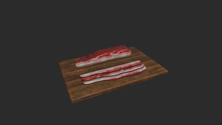 Bacon Platter 3D Model