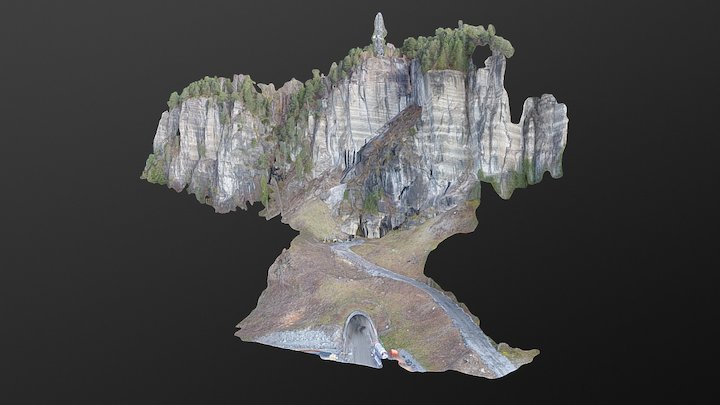 Testtunnel Simplified 3d Mesh 3D Model