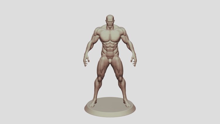 Gigachad 3D models - Sketchfab