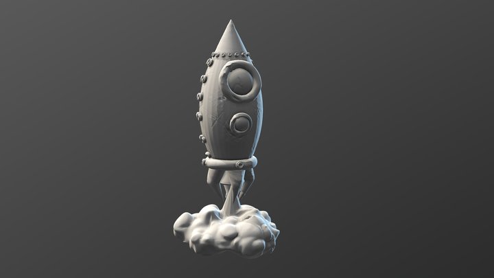 Lil' spaceship 3D Model