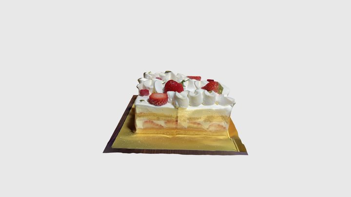 Cake made by my cousin 3D Model