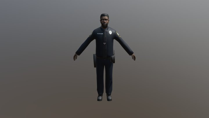 Police Playermodel 3D Model