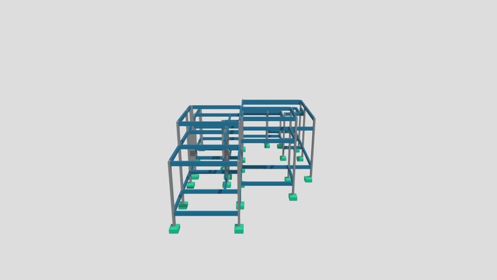 Projeto Estrutural 3D Model