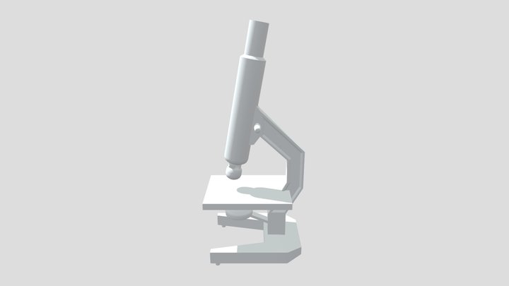 mikroskop 3D Model