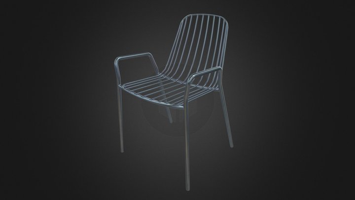 Metal Chair 3D Model