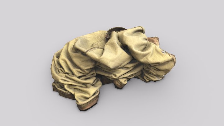 Scanned clothing: T-shirt 3D Model