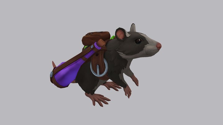 Witch's Pet 3D Model