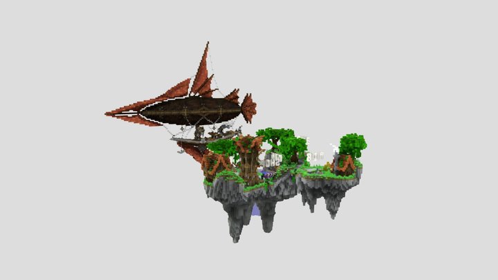 Spawn SkyBlock | LitePixel 3D Model