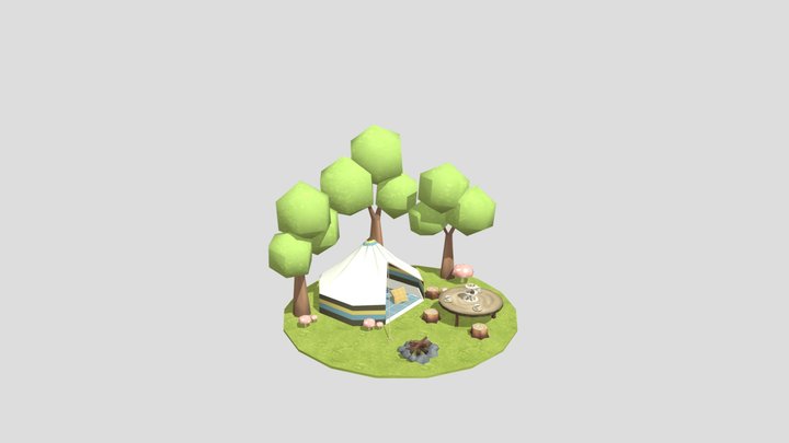 camping 3D Model