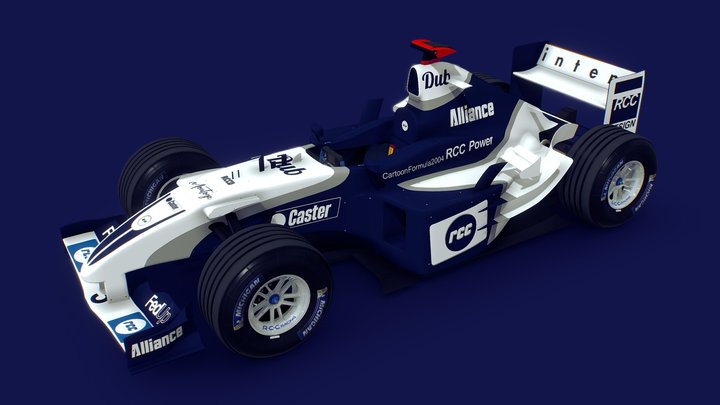 Cartoon Formula 2004 3D Model