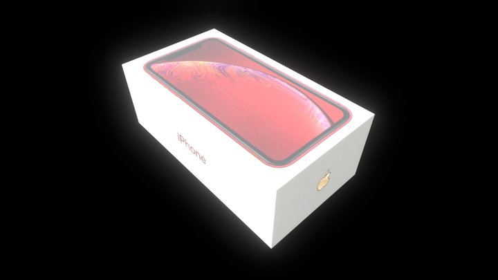 iPhone XR Box 3D Model
