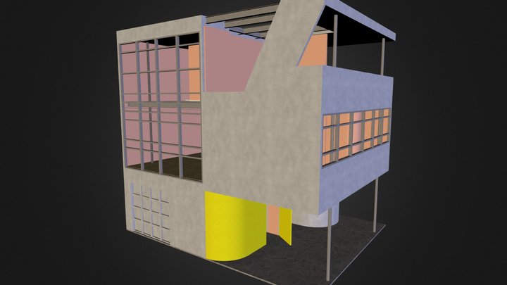 Maison aluminaire 3D Model