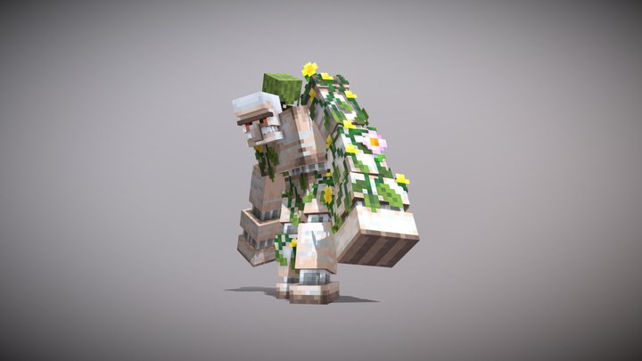 Mutant Iron Golem v2 3D Model