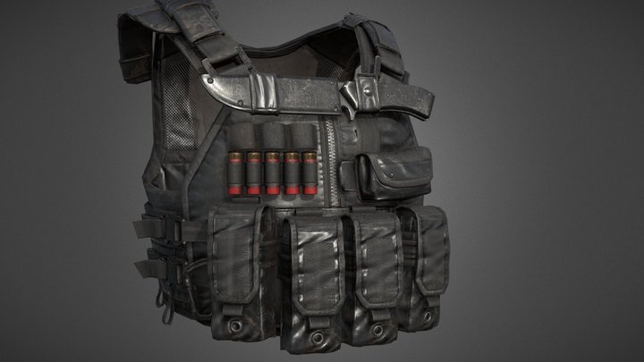 The Division 2 - Riker vest 3D Model