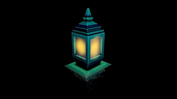 Old Street Lamp 3D Model